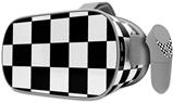Decal style Skin Wrap compatible with Oculus Go Headset - Checkers White (OCULUS NOT INCLUDED)