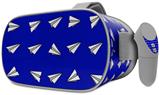 Decal style Skin Wrap compatible with Oculus Go Headset - Paper Planes Royal Blue (OCULUS NOT INCLUDED)
