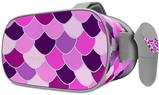 Decal style Skin Wrap compatible with Oculus Go Headset - Scales Pink Purple (OCULUS NOT INCLUDED)