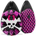 Skin Decal Wrap 2 Pack compatible with Suorin Drop Pink Diamond Skull VAPE NOT INCLUDED