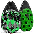 Skin Decal Wrap 2 Pack compatible with Suorin Drop SceneKid Green VAPE NOT INCLUDED