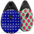 Skin Decal Wrap 2 Pack compatible with Suorin Drop Paper Planes Royal Blue VAPE NOT INCLUDED