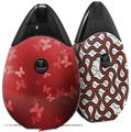 Skin Decal Wrap 2 Pack compatible with Suorin Drop Bokeh Butterflies Red VAPE NOT INCLUDED