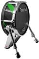 Skin Wrap works with Roland vDrum Shell KD-140 Kick Bass Drum Jagged Camo Green (DRUM NOT INCLUDED)