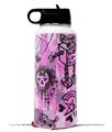 Skin Wrap Decal compatible with Hydro Flask Wide Mouth Bottle 32oz Scene Kid Sketches Pink (BOTTLE NOT INCLUDED)