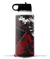 Skin Wrap Decal compatible with Hydro Flask Wide Mouth Bottle 32oz Baja 0003 Red Dark (BOTTLE NOT INCLUDED)