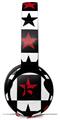 WraptorSkinz Skin Skin Decal Wrap works with Beats Solo Pro (Original) Headphones Hearts and Stars Red Skin Only BEATS NOT INCLUDED