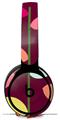 WraptorSkinz Skin Skin Decal Wrap works with Beats Solo Pro (Original) Headphones Plain Leaves On Burgundy Skin Only BEATS NOT INCLUDED