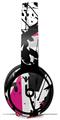 WraptorSkinz Skin Skin Decal Wrap works with Beats Solo Pro (Original) Headphones Baja 0018 Fuchsia Hot Pink Skin Only BEATS NOT INCLUDED