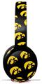 WraptorSkinz Skin Skin Decal Wrap works with Beats Solo Pro (Original) Headphones Iowa Hawkeyes Tigerhawk Tiled 06 Gold on Black Skin Only BEATS NOT INCLUDED