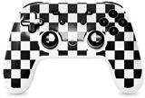 Skin Decal Wrap works with Original Google Stadia Controller Checkers White Skin Only CONTROLLER NOT INCLUDED