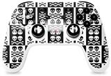 Skin Decal Wrap works with Original Google Stadia Controller Skull And Crossbones Pattern Bw Skin Only CONTROLLER NOT INCLUDED
