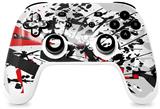 Skin Decal Wrap works with Original Google Stadia Controller Baja 0018 Red Skin Only CONTROLLER NOT INCLUDED