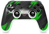 Skin Decal Wrap works with Original Google Stadia Controller Jagged Camo Green Skin Only CONTROLLER NOT INCLUDED