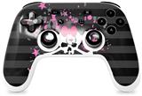 Skin Decal Wrap works with Original Google Stadia Controller Pink Bow Skull Skin Only CONTROLLER NOT INCLUDED