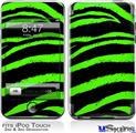 iPod Touch 2G & 3G Skin - Zebra Green