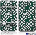 iPod Touch 2G & 3G Skin - Locknodes 03 Hunter Green