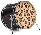 Vinyl Decal Skin Wrap for 20" Bass Kick Drum Head Cheetah - DRUM HEAD NOT INCLUDED