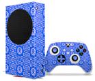WraptorSkinz Skin Wrap compatible with the 2020 XBOX Series S Console and Controller Gothic Punk Pattern Blue (XBOX NOT INCLUDED)