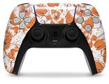 WraptorSkinz Skin Wrap compatible with the Sony PS5 DualSense Controller Flowers Pattern 14 (CONTROLLER NOT INCLUDED)