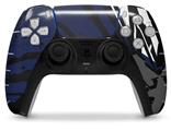 WraptorSkinz Skin Wrap compatible with the Sony PS5 DualSense Controller Baja 0040 Blue Navy (CONTROLLER NOT INCLUDED)