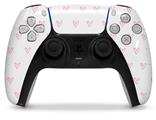 WraptorSkinz Skin Wrap compatible with the Sony PS5 DualSense Controller Hearts Pink (CONTROLLER NOT INCLUDED)