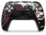 WraptorSkinz Skin Wrap compatible with the Sony PS5 DualSense Controller Baja 0003 Red Dark (CONTROLLER NOT INCLUDED)