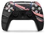 WraptorSkinz Skin Wrap compatible with the Sony PS5 DualSense Controller Baja 0014 Pink (CONTROLLER NOT INCLUDED)