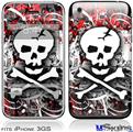 iPhone 3GS Skin - Skull Splatter
