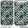 iPhone 3GS Skin - Locknodes 03 Hunter Green