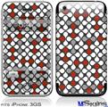 iPhone 3GS Skin - Locknodes 05 Red Dark