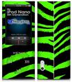 iPod Nano 5G Skin - Zebra Green