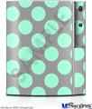 Sony PS3 Skin - Kearas Polka Dots Mint And Gray
