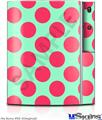 Sony PS3 Skin - Kearas Polka Dots Pink And Blue
