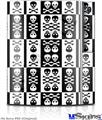 Sony PS3 Skin - Skull And Crossbones Pattern Bw