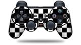 Sony PS3 Controller Decal Style Skin - Checkers White (CONTROLLER NOT INCLUDED)