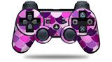 Sony PS3 Controller Decal Style Skin - Scales Pink Purple (CONTROLLER NOT INCLUDED)
