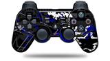 Sony PS3 Controller Decal Style Skin - Baja 0003 Royal Blue (CONTROLLER NOT INCLUDED)