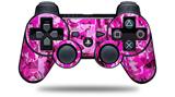 Sony PS3 Controller Decal Style Skin - Pink Plaid Graffiti (CONTROLLER NOT INCLUDED)