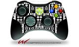 XBOX 360 Wireless Controller Decal Style Skin - Skull And Crossbones Pattern Bw (CONTROLLER NOT INCLUDED)