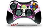 XBOX 360 Wireless Controller Decal Style Skin - Cartoon Skull Pink (CONTROLLER NOT INCLUDED)