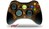 XBOX 360 Wireless Controller Decal Style Skin - Bokeh Music Orange (CONTROLLER NOT INCLUDED)