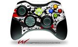 XBOX 360 Wireless Controller Decal Style Skin - Baja 0018 Red (CONTROLLER NOT INCLUDED)