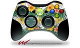 XBOX 360 Wireless Controller Decal Style Skin - Beach Flowers 02 White (CONTROLLER NOT INCLUDED)