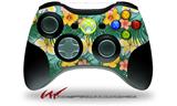 XBOX 360 Wireless Controller Decal Style Skin - Beach Flowers 02 Seafoam Green (CONTROLLER NOT INCLUDED)