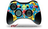 XBOX 360 Wireless Controller Decal Style Skin - Beach Flowers Blue Medium (CONTROLLER NOT INCLUDED)