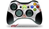 XBOX 360 Wireless Controller Decal Style Skin - Rose Gold Gilded Grey Marble (CONTROLLER NOT INCLUDED)