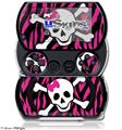Pink Zebra Skull - Decal Style Skins (fits Sony PSPgo)