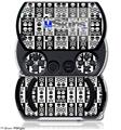 Skull And Crossbones Pattern Bw - Decal Style Skins (fits Sony PSPgo)