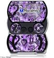 Scene Kid Sketches Purple - Decal Style Skins (fits Sony PSPgo)